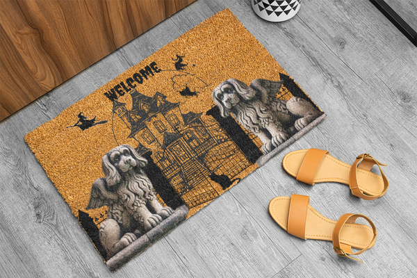 Doodle Guardian Angel Gargoyle Doormat